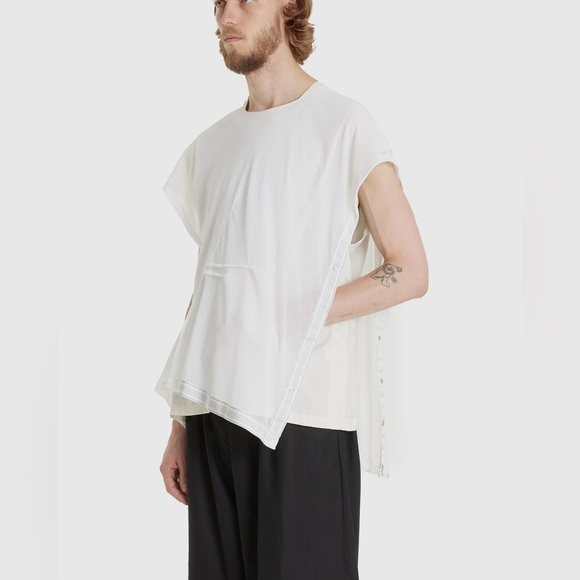 KIKO KOSTADINOV Inex Mesh Sleeveless Top Off White Size 50 VGUC - Picture 2 of 7